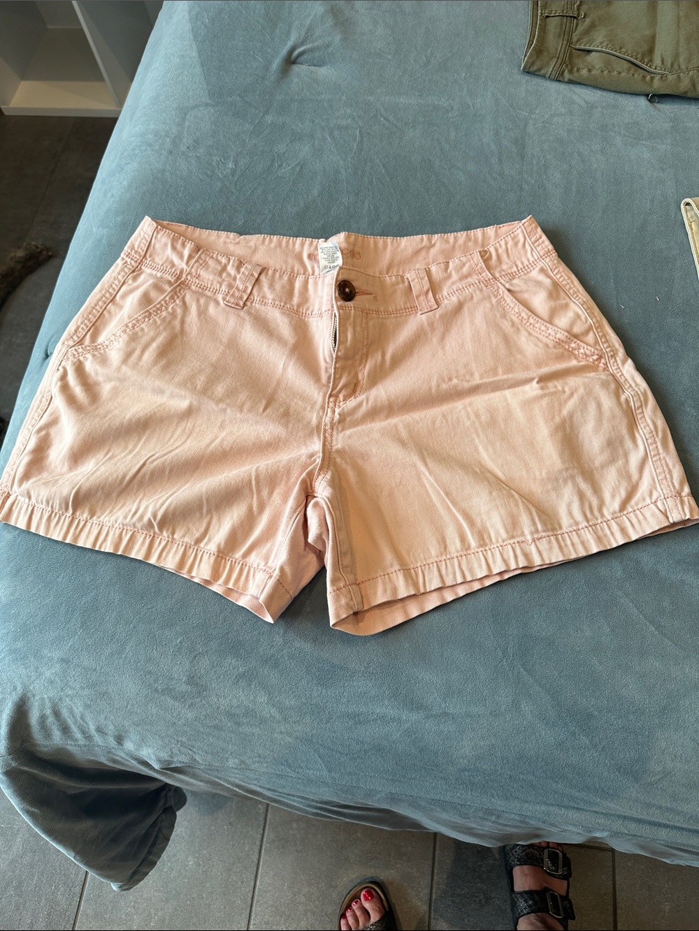 Maurices Women's Light Pink Casual Cotton Shorts